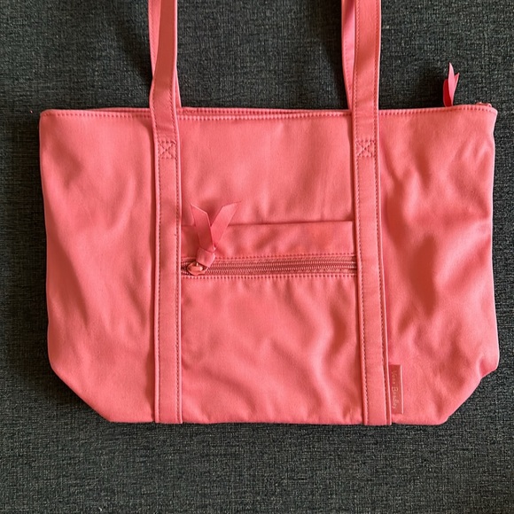 Vera Bradley Women’s Small Vera Tote in Rouge Rose - Picture 2 of 12